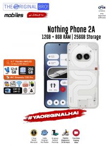 Nothing Phone 2A - 12GB RAM - 256GB Storage - Easy Monthly Installments - PTA Approved - 1 Year Official Warranty - The Original Bro Mobiles - TOB70